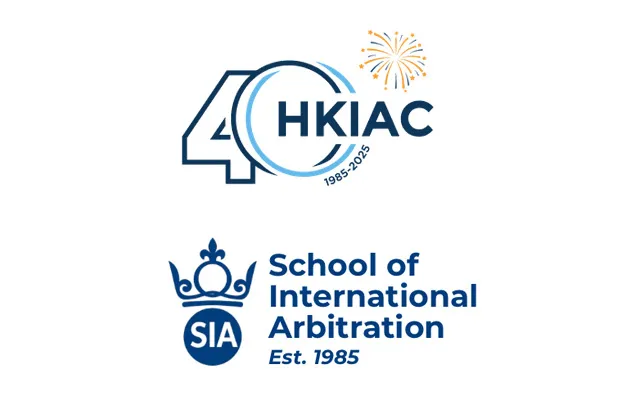 HKIAC and School of International Arbitration logos.