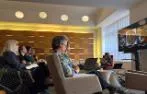 Attendees listening at a speaker at the Imagination Days 3 event.