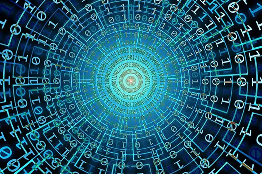 Circles of binary code