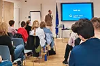 Dr Davor Jancic giving a Keynote at the Jean Monnet Academy.