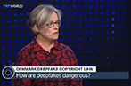 Professor Julia Hörnle speaking on the Roundtable show.