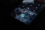A smart phone lock screen with code access