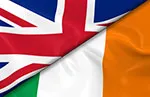 UK and Irish flags