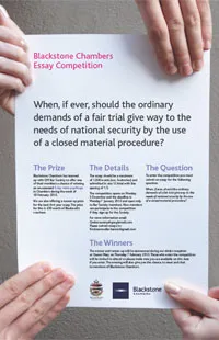 Blackstone Essay competiton