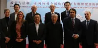 Delegates from Renmin University and Queen Mary