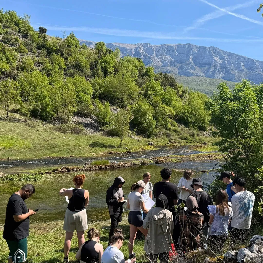 Students doing Fieldwork in Croatia