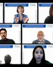 Screenshot of speakers at zoom event