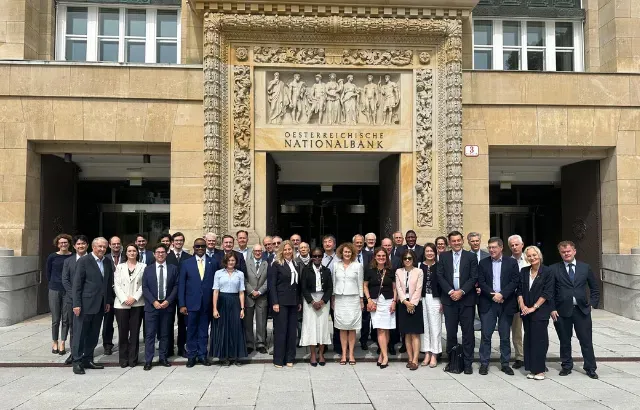 Professors John Taylor and Rosa Lastra with other Members of the International Law Association’s Committee on International Monetary Law.