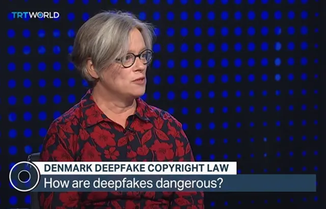 Professor Julia Hörnle speaking on the Roundtable show.