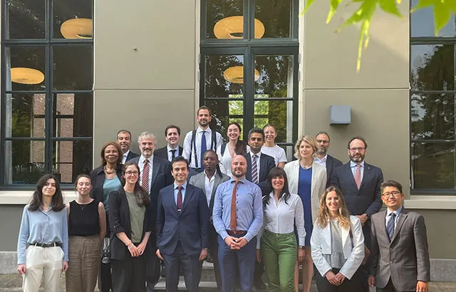 Dr Tibisay Morgandi with other attendees at the conference on ‘Counterclaims in International Law’ at Leiden University