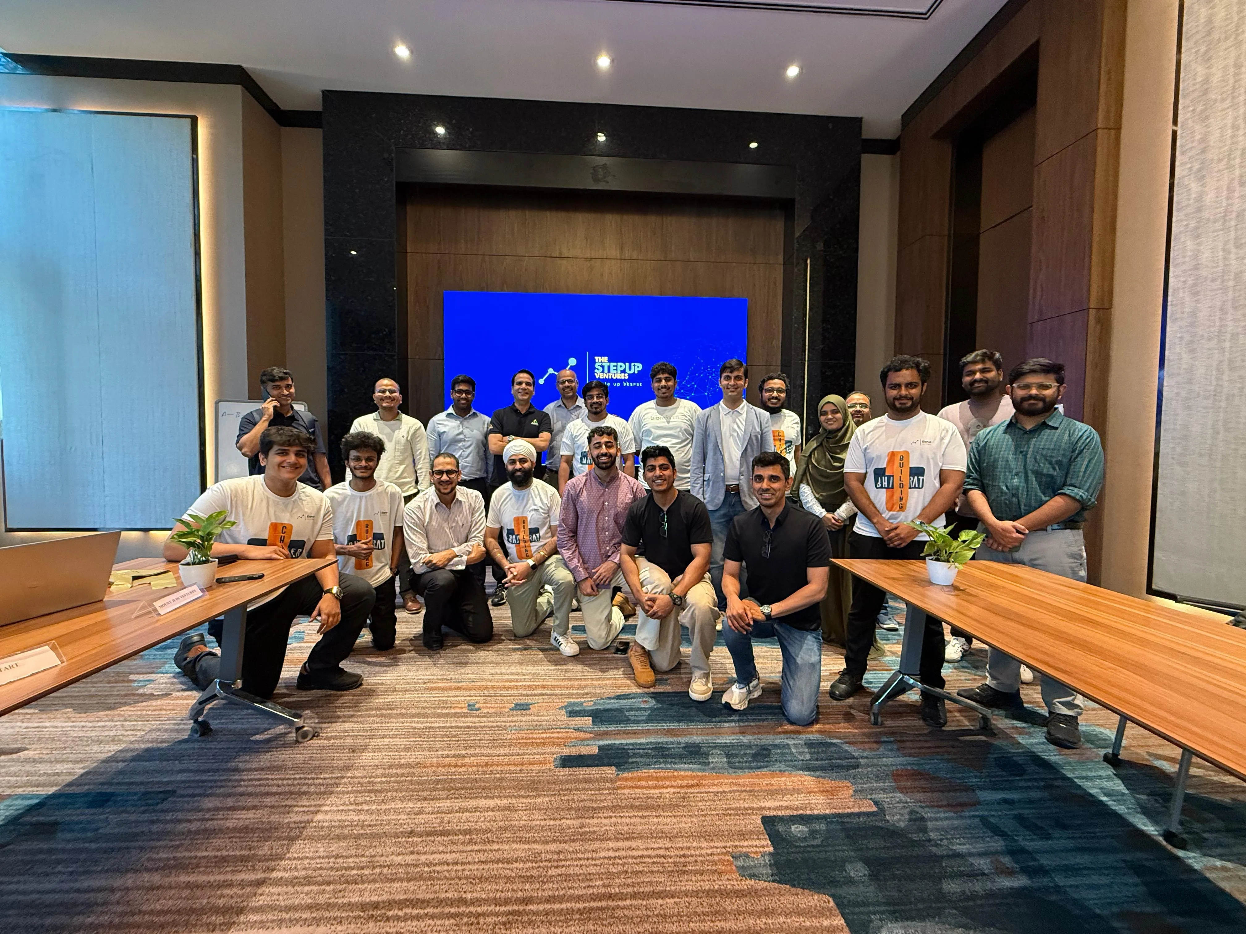 Image of Interns and colleagues at Mount Judi