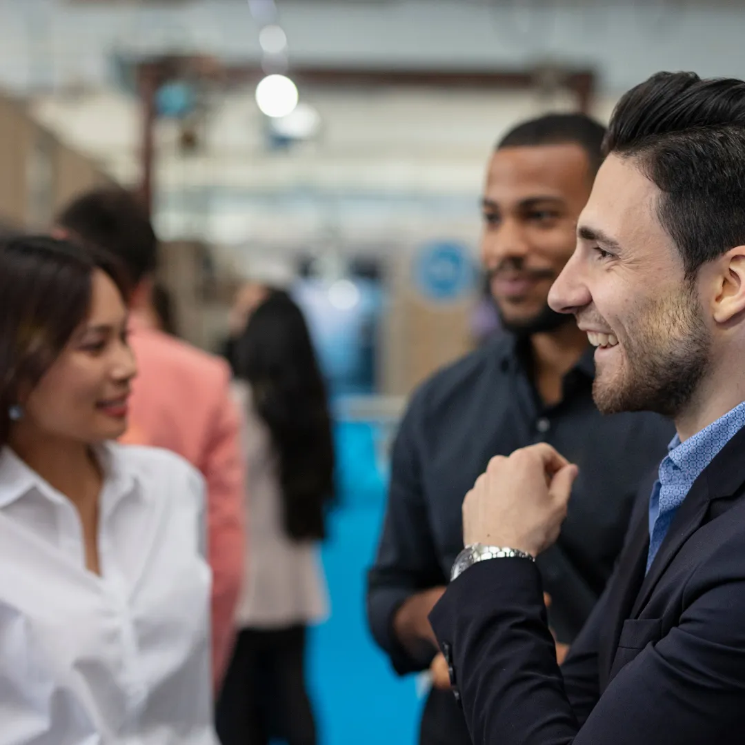 An image of professionals networking