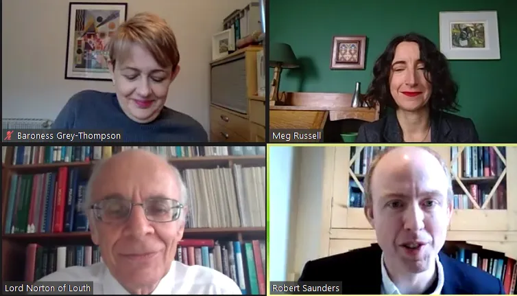 Webinar: Reforming the House of Lords