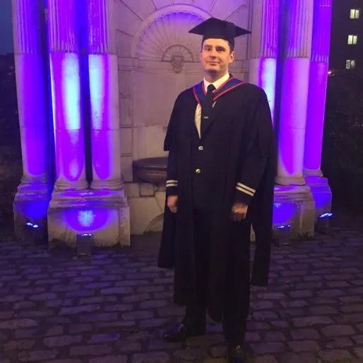 Matt at graduation