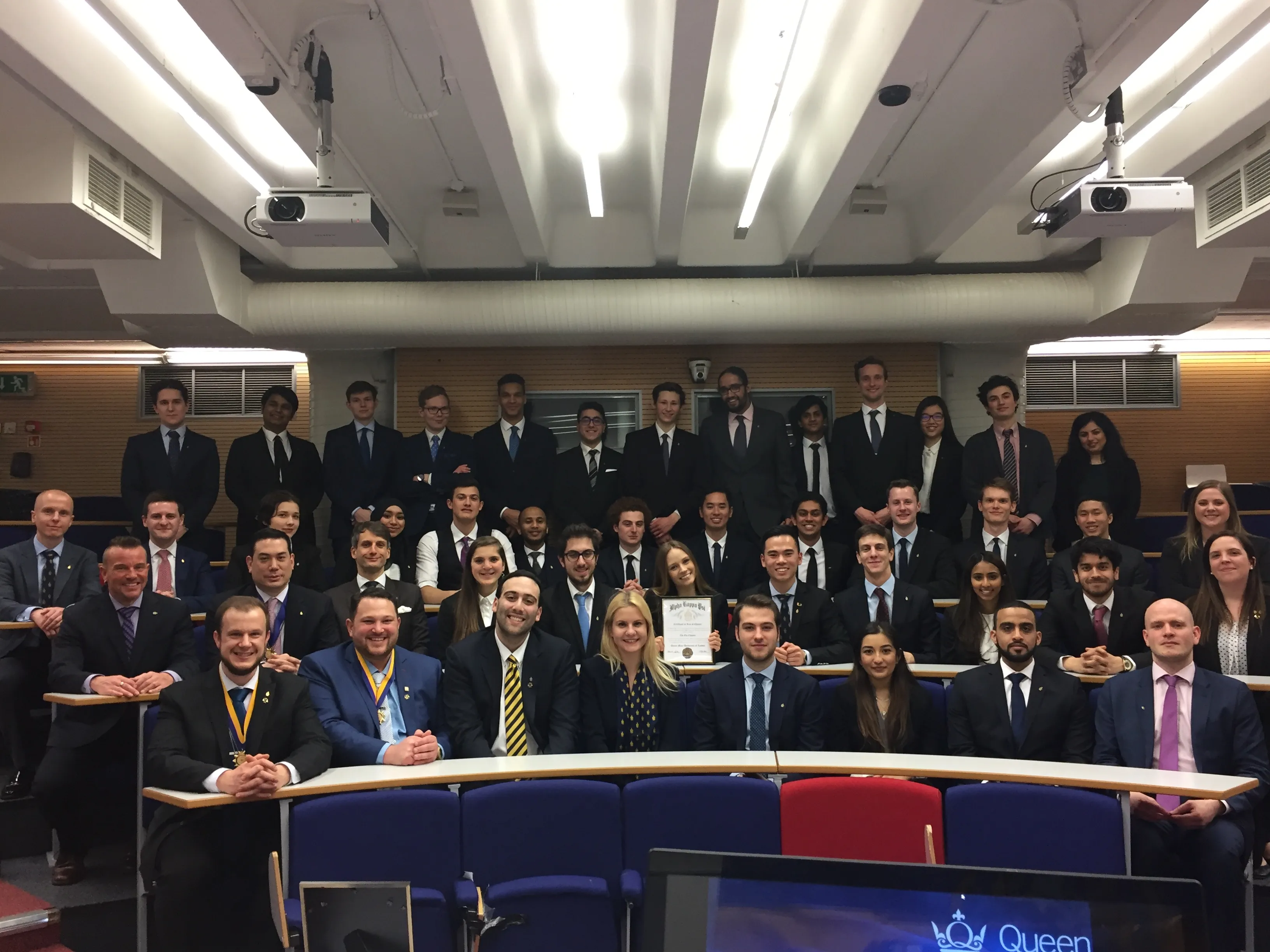 Chapter installation officers