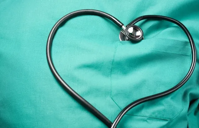 Heart shaped stethoscope