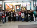 Group photo in the William Harvey Heart Centre foyer