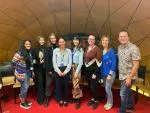 Dr Adrian Biddle with lab group