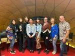 Dr Adrian Biddle with lab group