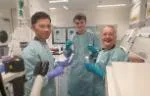 Blizard Staff receiving COVID-19 samples
