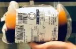 Red blood cells and plasma in one bag