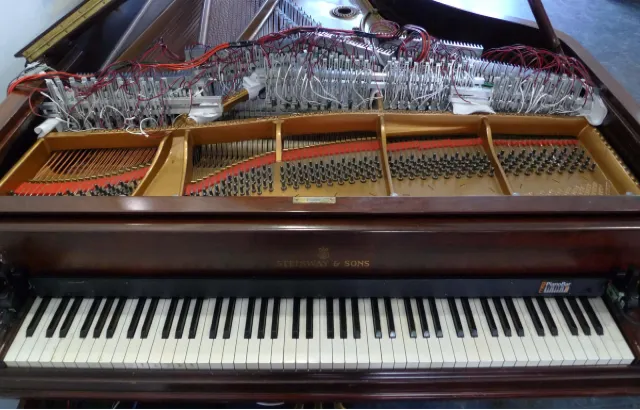 Altered Piano with digital elements
