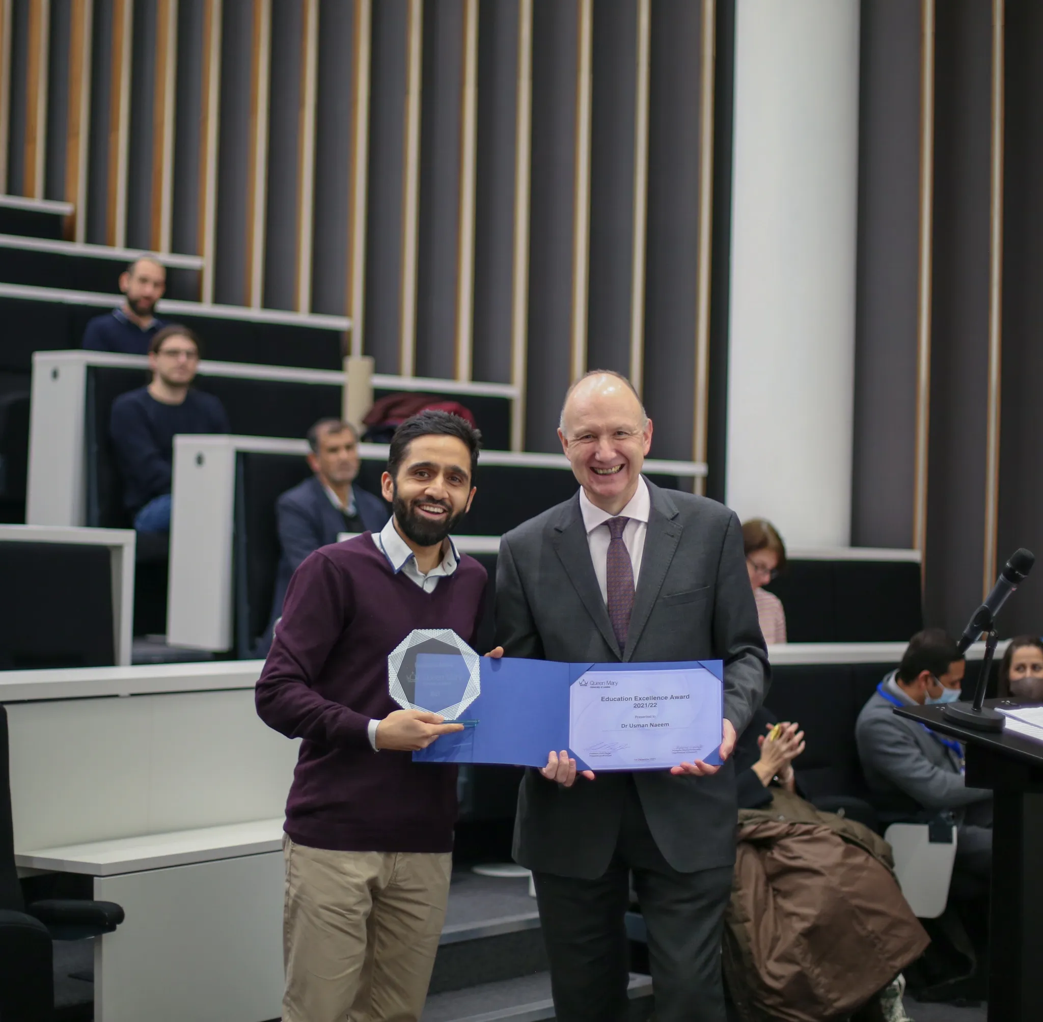 Usman Naeem and Colin Bailey