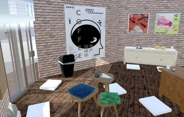 An example of a VR scene used in user experience studies by Jack Ratcliffe