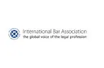 International Bar Association logo with the subheading, 'the global voice of the legal profession