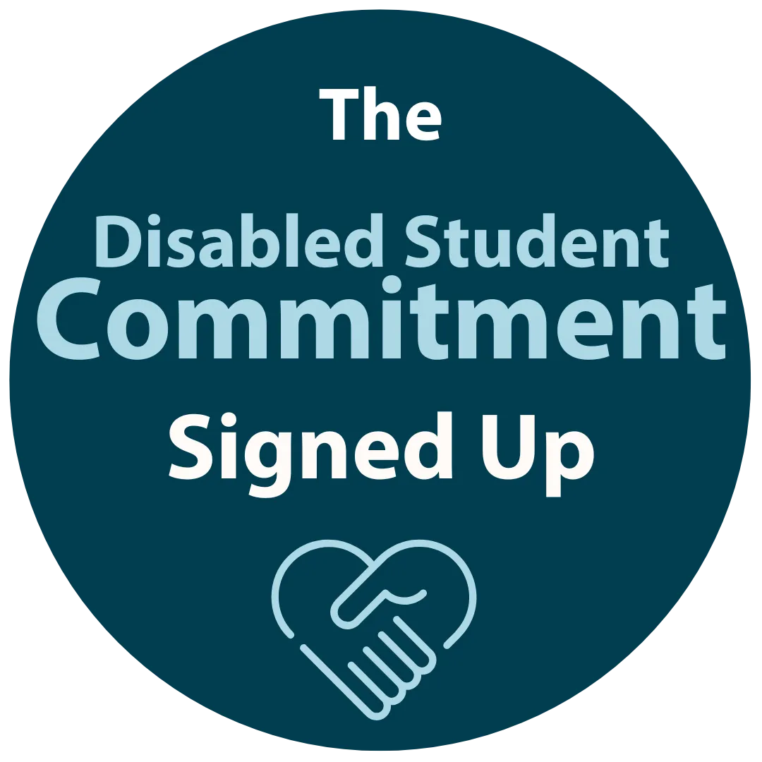 Disabled Student Commitment Signed Up Logo