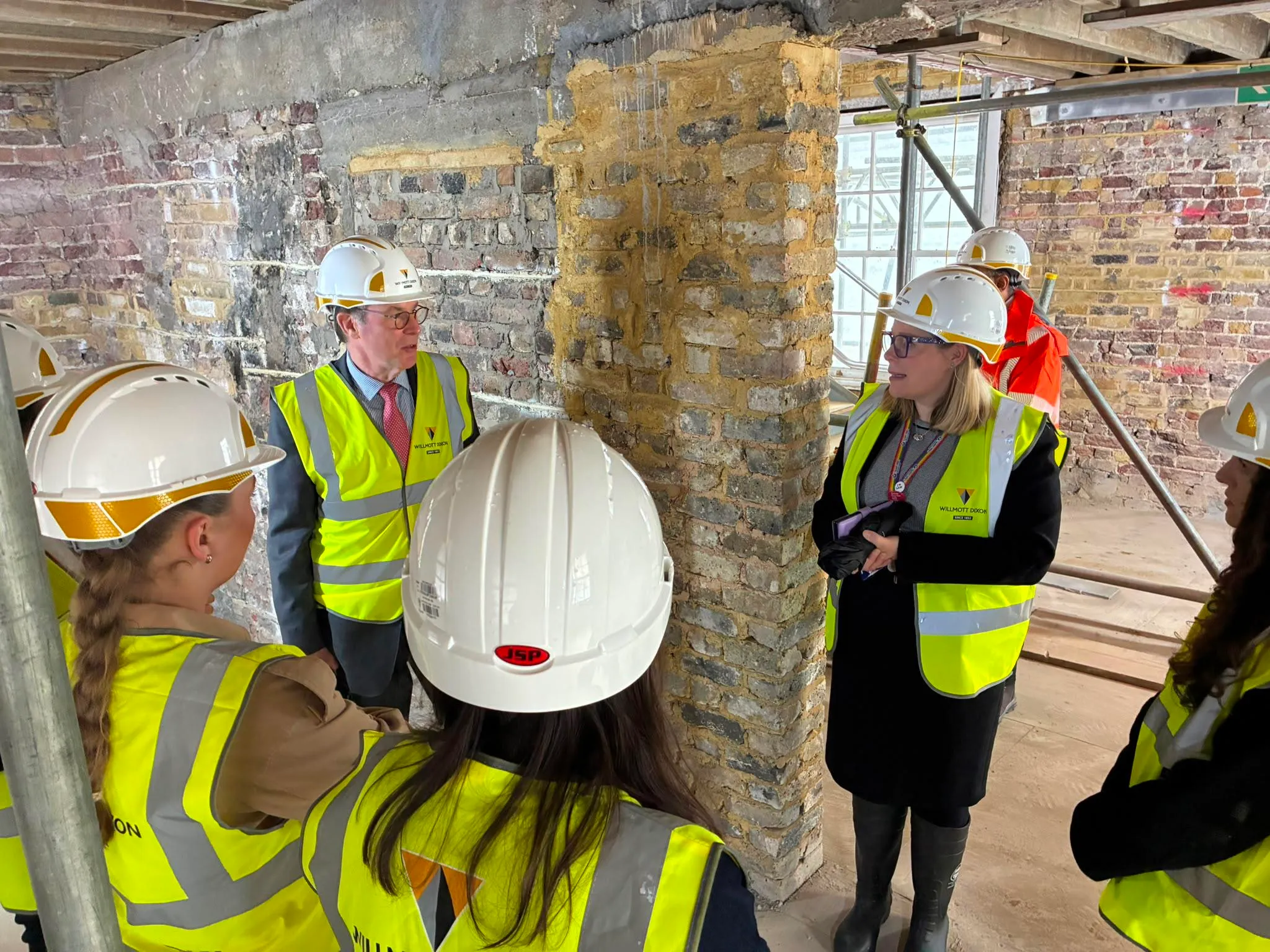 Lord Snowden and Fran Ridout at the new QMLAC site