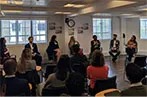 Students taking part in a pro bono session