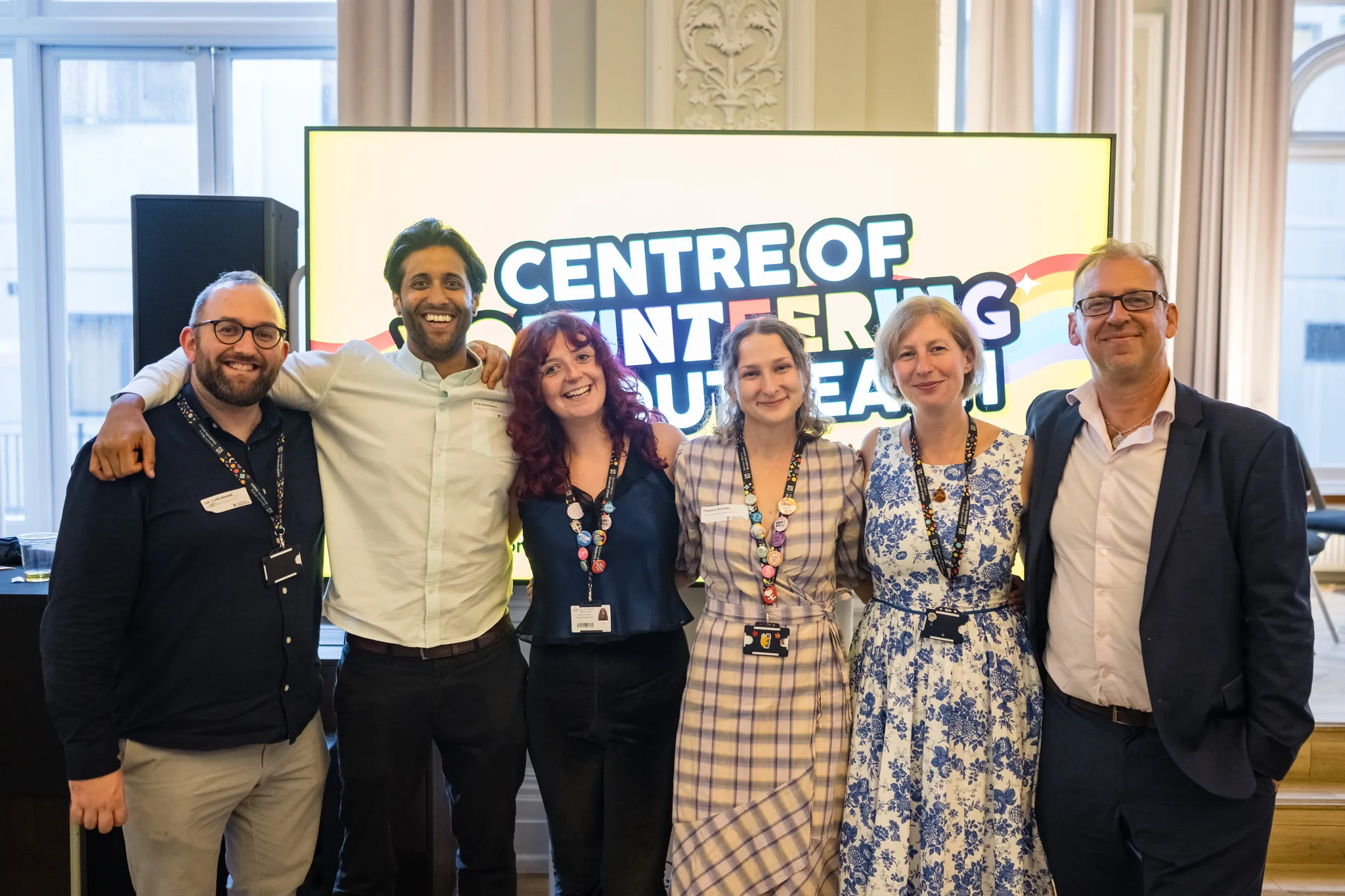 A team photo at the QMSU Centre of Volunteering and Outreach launch in September 2026