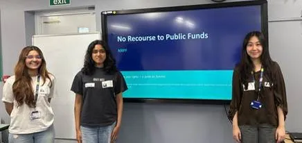 A photo of the students that delivered the No Recourse to Public Funds workshops in June 2026