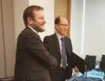 Professor Colin Grant, Vice-Principal (International) at Queen Mary and Professor Ng Huck Hui, Executive Director of the A*STAR Graduate Academy and the Genome Institute of Singapore