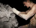 Image of the visual artist, Cassils
