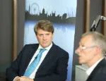 Photograph of Chris Skidmore MP speaking at the Mile End Institute