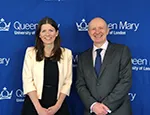 Minister of State for Universities Michelle Donelan MP and President and Principal, Professor Colin Bailey