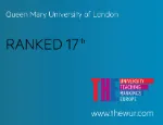 Queen Mary University of London placed at number 17 in Europe
