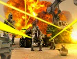 An image of a violent video game