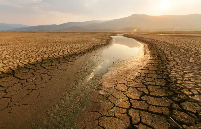 Arid river formation