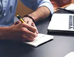 A person working in an office. Credit: Pixabay