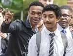 Young students on Queen Mary campus