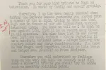 An excerpt of the letter, copyright National Archives [SM]