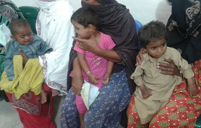 Children taking part in the vitamin D study in Punjab, Pakistan
