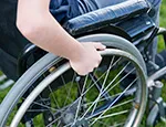 Person in a wheelchair