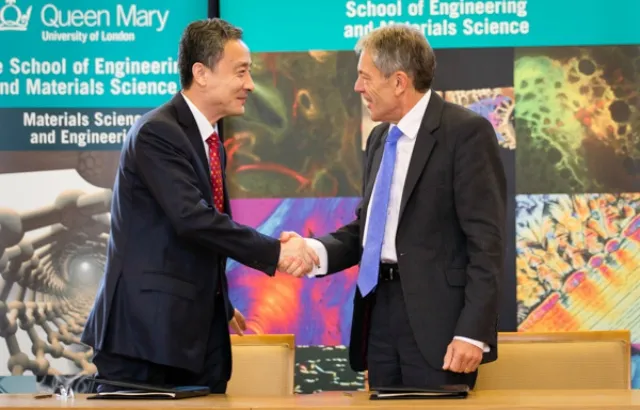 QMUL President and Principal Simon Gaskell and Professor Wang Jinsong, President of NPU