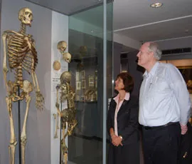 Professor Marta Korbonits and Brendan Holland
