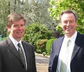 Professor Nick Lemoine and Professor John Gribben