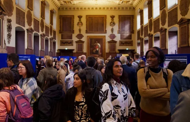 William Harvey Day 2026 poster session, The Great Hall, St Bartholomew's Hospital